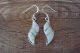 Zuni Indian Jewelry Sterling Silver Opal Earrings Jonathan Shack 