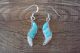 Zuni Indian Jewelry Sterling Silver Turquoise and Opal Earrings Jonathan Shack 
