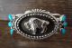 Navajo Indian Turquoise Sterling Silver Buffalo Bracelet - Yellowhair
