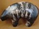Acoma Indian Pottery Horse Hair Bear Friendship Sculpture by Louis