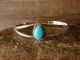 Navajo Indian Sterling Silver Turquoise Bracelet by Mariano
