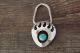 Navajo Indian Hand Made Turquoise Bear Paw Key Chain by Virginia Johnson