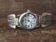 Native American Indian Sterling Silver Lady's Watch Signed B. Morgan