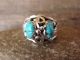 Navajo Indian Sterling Silver Turquoise Ring Size 12.5 - Calladitto