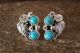 Native American Sterling Silver Turquoise Post Earrings! McCarthy