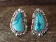 Navajo Sterling Silver Turquoise Post Earrings! Spencer