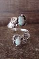 Navajo Indian Jewelry Sterling Silver Opal Adjustable Ring! 