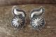 Navajo Sterling Silver Feather Post Earrings! Annie Spencer