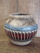 Small Navajo Indian Hand Etched Horse Hair Pottery Signed CB