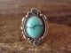 Navajo Indian Sterling Silver Turquoise Ring Size 6 - Daniel Benally