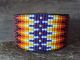 Navajo Indian Jewelry Hand Beaded Bracelet by 	Lucille Ramone