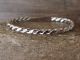 Navajo Indian Jewelry Sterling Silver Bracelet by Elaine Tahe!