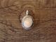 Navajo Indian Sterling Silver Pink Shell Pendant by Mariano