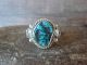 Navajo Indian Sterling Silver Turquoise Ring by Begay - Size 9