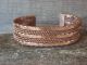 Navajo Handmade Copper Bracelet by Elaine Tahe