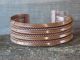 Navajo Handmade Copper Bracelet by Elaine Tahe