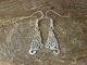 Navajo Indian Sterling Silver Coyote Dangle Earrings - Robert Gene