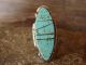 Navajo Indian Sterling Silver Turquoise Inlay Ring by Francisco - Size 6