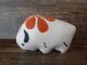 Small Acoma Pueblo Indian Hand Painted Buffalo Pottery by V. Concho