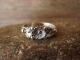 Navajo Indian Sterling Silver Floral Ring by Rita Montoya- Size 9