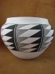 Acoma Pueblo Pottery Hand Painted Pot by Corrine Louis