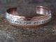 Navajo Copper & Sterling Silver Lizard Bracelet by Skeets