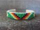 Small Navajo Hand Beaded Baby Cuff Bracelet by Cleveland