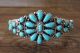 Navajo Sterling Silver Turquoise Traditional Cuff Bracelet! Begay
