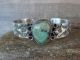 Navajo Indian Nickel Silver & Turquoise Bracelet by Cleveland