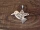 Navajo Indian Sterling Silver Hummingbird Pendant by Robert Gene