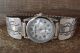 Native American Indian Jewelry Sterling Silver Watch - B. Morgan