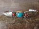 Navajo Indian Sterling Silver Turquoise & Coral Bracelet -Harris Largo