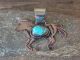 Navajo Copper & Turquoise Horse Pendant by Jackie Cleveland