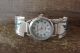 Navajo Indian Sterling Silver Turquoise Coral Inlay Lady's Watch - J. Yazzie