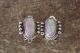 Native American Sterling Silver Pink Opal Clip On Earrings! Jan Mariano