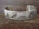 Navajo Jewelry Sterling Silver Storyteller Crucifixion Cuff by R. John