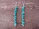 Native American Navajo Turquoise Dangle Earrings by Jake
