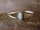 SMALL Baby Navajo Sterling Silver White Opal Bracelet - Mariano
