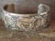 Navajo Indian Sterling Silver Heart Horse Storyteller Bracelet by L. Becenti