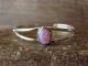 SMALL Baby Navajo Sterling Silver Pink Opal Bracelet - Mariano