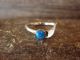 Navajo Sterling Silver Blue Opal Ring by Yolanda Skeets - Size 6