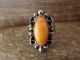 Navajo Indian Jewelry Nickel Silver Spiny Oyster Ring Size 8 - J. Cleveland