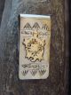 Native American Jewelry Hand Stamped Money Clip! 12 kt. Gold Fill Turtle