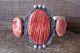 Navajo Indian Jewelry Sterling Silver Spiny Oyster Bracelet -K. Billah