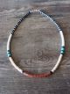 Santo Domingo Turquoise Heishi Necklace by Torevia Crespin