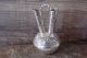 Navajo Hand Stamped Sterling Silver Wedding Vase Miniature 
