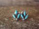 Zuni Sterling Silver Turquoise Needle Point Earrings!