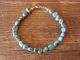 Navajo Hand Strung Blue Turquoise Stone Bracelet by Doreen Jake