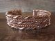 Navajo Native American Jewelry Handmade Copper Bracelet Verna Tahe!