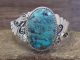 Navajo Indian Sterling Silver & Turquoise Cuff Bracelet by Gilbert Smith
